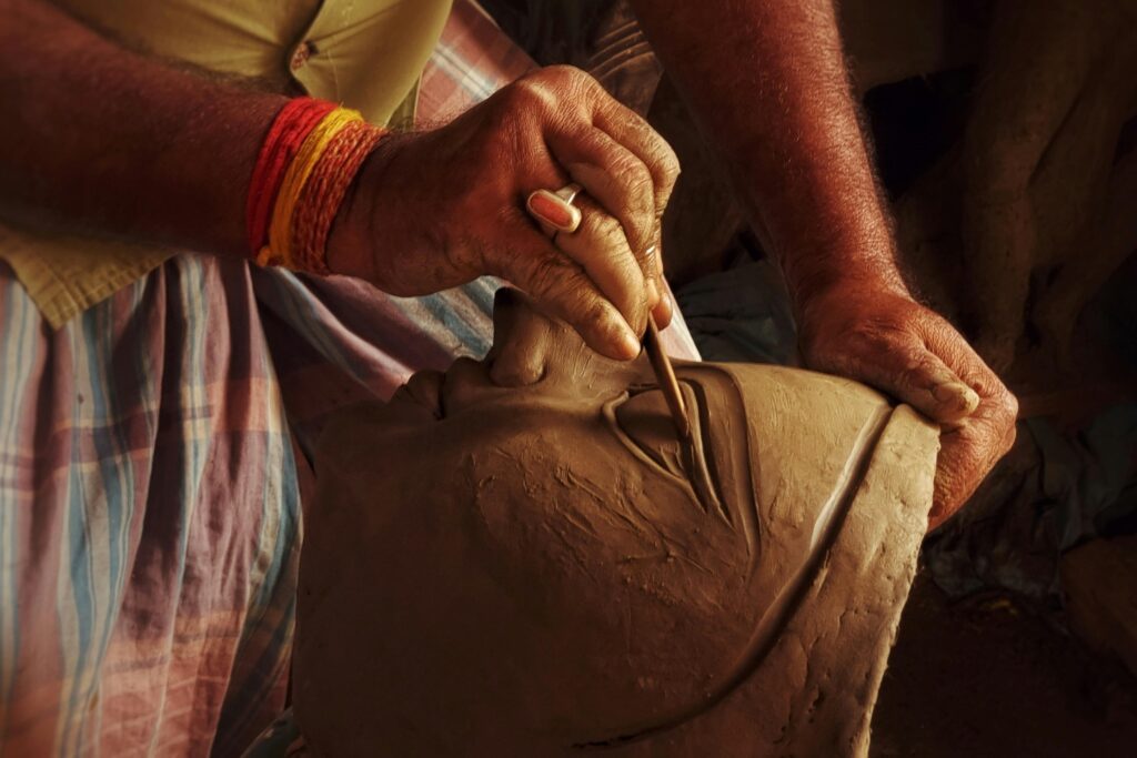 Free stock photo of art and culture, art technique, artisan hands