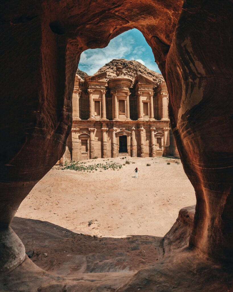Stunning view of Petra